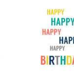 Birthday Card Template Free ~ Addictionary Pertaining To Photoshop Birthday Card Template Free