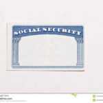 Blank Social Security Card Stock Image. Image Of Document Regarding Social Security Card Template Free