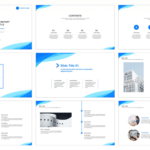 Blue Wave Free Google Presentation And Free Ppt Template For Biography Powerpoint Template