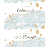 Bridesmaid Proposal Card (Free Template!) | Toronto Wedding Within Will You Be My Bridesmaid Card Template