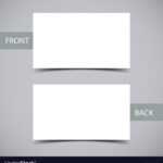 Business Card Template Royalty Free Vector Image Intended For Plain Business Card Template