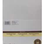 Cardstock Paper Value Pack, 8.5 X 11 In White By Recollections (3) With Recollections Cards And Envelopes Templates