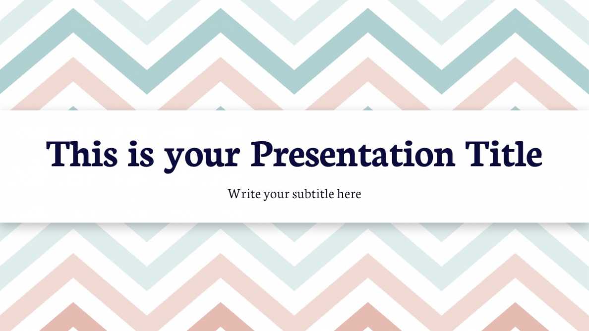 Powerpoint Chevron Template - Creative Inspirational Template Examples