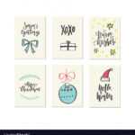 Christmas Card Templates Royalty Free Vector Image Within Printable Holiday Card Templates