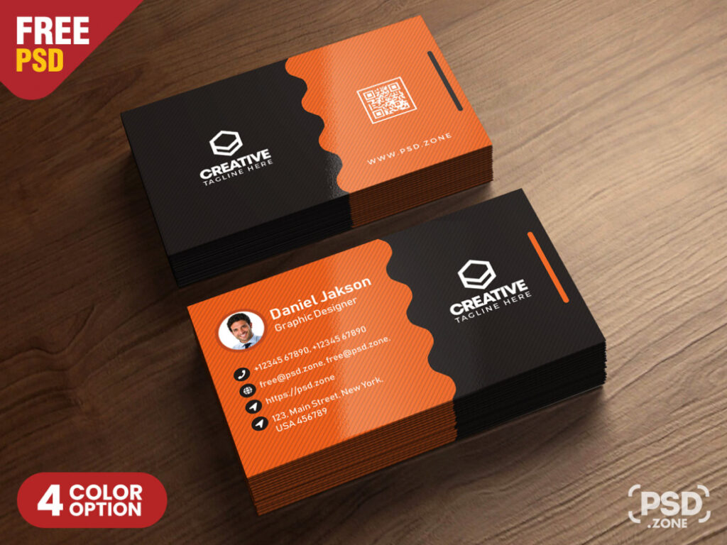 Clean Business Card Psd Templates - Psd Zone for Template Name Card Psd