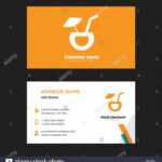 Cocktail Coconut Business Card Design Template, Visiting For Regarding Shield Id Card Template