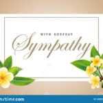 Condolences Card Stock Illustrations – 181 Condolences Card Inside Sorry For Your Loss Card Template