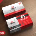 Corporate Business Card Psd Template – Psd Zone Regarding Template Name Card Psd