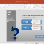 Create A Quiz In Powerpoint With Quiz Tabs Powerpoint Template Intended For Powerpoint Quiz Template Free Download