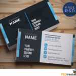 Creative And Clean Business Card Template Psd | Psdfreebies For Visiting Card Psd Template Free Download
