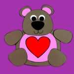Cute Valentine'S Teddy Bear Craft Printable – Red Ted Art Within Teddy Bear Pop Up Card Template Free