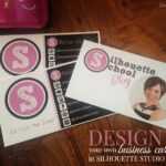 Designing Business Cards In Silhouette Studio – Silhouette Pertaining To Silhouette Cameo Card Templates