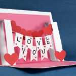 Diy Pop Up Cards: Tutorials & Easy Instructions | Thatsweetgift With Twisting Hearts Pop Up Card Template