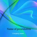 Download Free Blue Fantasy Powerpoint Template For Presentation Pertaining To Powerpoint 2007 Template Free Download