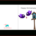 Download Happy Wedding Anniversary Card Template Fresh With Template For Anniversary Card