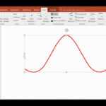 Draw Any Sine Wave, Bell Curve, Or Curved Line Using Powerpoint Inside Powerpoint Bell Curve Template