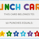 √ Free Printable Punch Card Template | Templateral with regard to Reward Punch Card Template