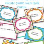 Editable Task Card Templates – Bkb Resources With Regard To Task Card Template
