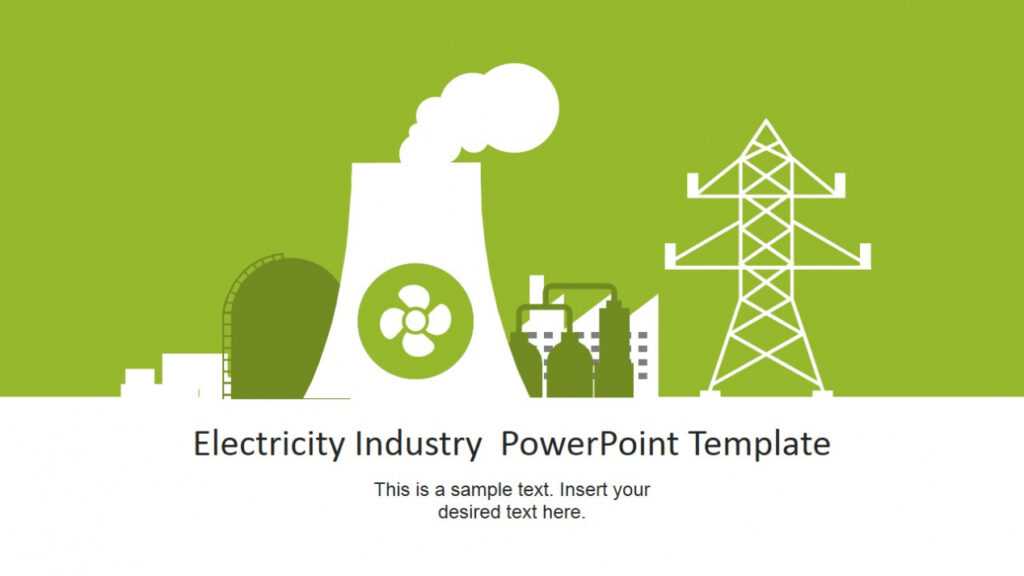 Electricity Industry Powerpoint Template regarding Nuclear Powerpoint Template