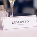 Elegant Reserved Table Card Mockups Psd Template - Mockuphut intended for Reserved Cards For Tables Templates