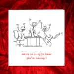Employee Farewell Card (Page 1) – Line.17Qq Regarding Sorry You Re Leaving Card Template