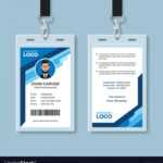 Employee Id Card Templates ~ Addictionary With Portrait Id Card Template