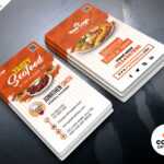 Fast Food Restaurant Business Card Psd | Psdfreebies For Restaurant Business Cards Templates Free