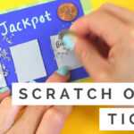 Father'S Day Gift Card – How To Make Diy Scratch Off Card & Lottery Ticket  – Easy Paper Crafts Throughout Scratch Off Card Templates