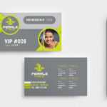 Female Fitness Membership Card Template In Psd, Ai & Vector In Template For Membership Cards