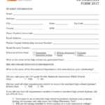 Free 14+ Student Information Forms In Ms Word | Pdf Throughout Student Information Card Template