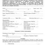 Free 14+ Student Information Forms In Ms Word | Pdf Within Student Information Card Template