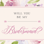 Free Be My Bridesmaid Cards: Printable Will You Be My Within Will You Be My Bridesmaid Card Template