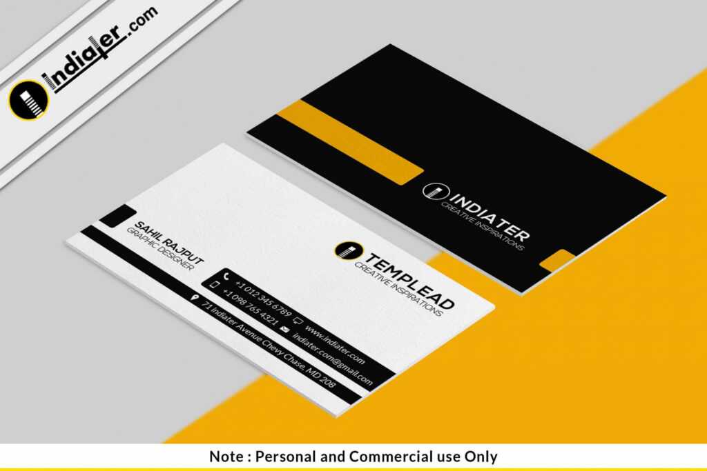 Free Best Accountant Visiting Card Psd Template - Indiater within Psd Visiting Card Templates