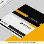 Free Best Accountant Visiting Card Psd Template - Indiater within Psd Visiting Card Templates