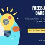 Free Business Card Maker – Create A Business Card | Visme Pertaining To Professional Business Card Templates Free Download