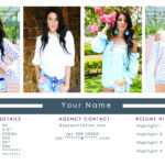 Free Comp Card Templates For Actor & Model Headshots Inside Zed Card Template