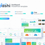 Free Dashboard Powerpoint Template – Ppt Presentation With Project Dashboard Template Powerpoint Free