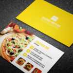 Free Delicious Food Business Card On Behance With Regard To Restaurant Business Cards Templates Free