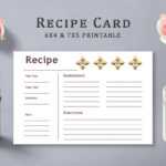 Free Elemental Design Recipe Card Template ~ Creativetacos With Recipe Card Design Template