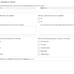 Free Feedback Form Templates | Smartsheet Regarding Student Information Card Template