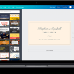 Free Online Place Cards Maker: Design A Custom Place Card In Within Place Card Template Free 6 Per Page