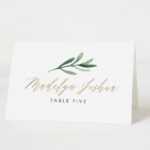 Free Place Card Template ~ Addictionary Within Place Card Template 6 Per Sheet