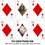 Free Printable Custom Playing Cards | Add Your Photo And/Or Text In Template For Playing Cards Printable