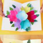 Free Printable Happy Birthday Card With Pop Up Bouquet – A Throughout Popup Card Template Free
