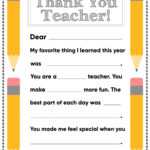 Free Printable Thank You Card {Teacher} | Paper Trail Design For Thank You Card For Teacher Template