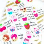 Free Printable Valentine Cards For Kids – Sarah Titus | From Throughout Valentine Card Template For Kids