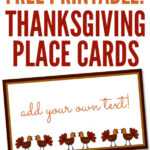 Free Printables: Thanksgiving Place Cards – Home Cooking Within Thanksgiving Place Card Templates