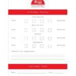Free Restaurant Customer Comment Card Template ~ Addictionary Within Restaurant Comment Card Template