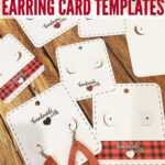 Free Silhouette Earring Card Templates (Set Of 8 With Regard To Silhouette Cameo Card Templates