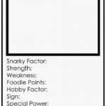 Free Trading Card Template ~ Addictionary In Trading Card Template Word